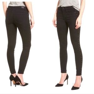 Black Lace up Skinny Jeans - New with tags